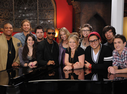 American Idol Top 10, Usher American Idol Top 10, Usher